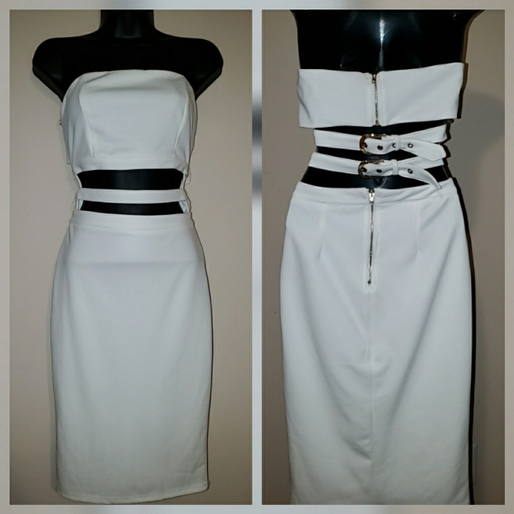 White Charlotte russe dress